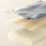 Ensemble de coussinets en mousse à mémoire de forme, coloris gris et crème