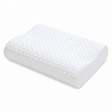 Oreiller cervical Orthovia en mousse à mémoire, blanc, relief à picots