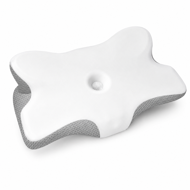 Oreiller ergonomique cervical papillon Velmora à mémoire de forme