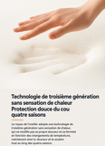 Noyau en mousse à mémoire de forme, surface en relief et soutien