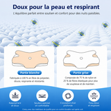 Oreiller cervical ergonomique, housse douce et respirante, rembourrage en mousse