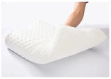 Oreiller cervical Orthovia en mousse à mémoire de forme, housse blanche à relief